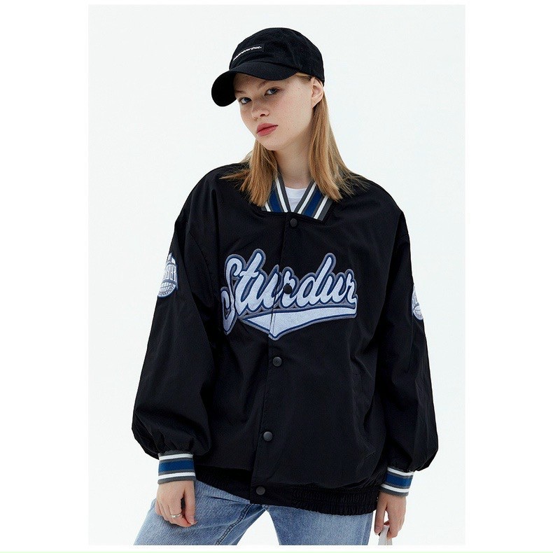 Áo khoác dù bomber in hình hai lớp cực chất