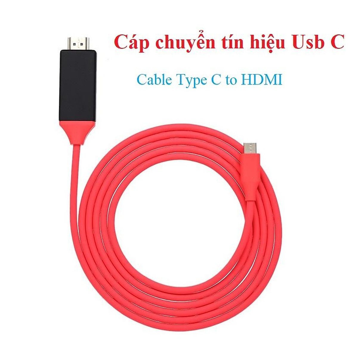 CÁP 1 ĐẦU HDMI 1 ĐẦU TYPE-C DÀI 2 MÉT 4K