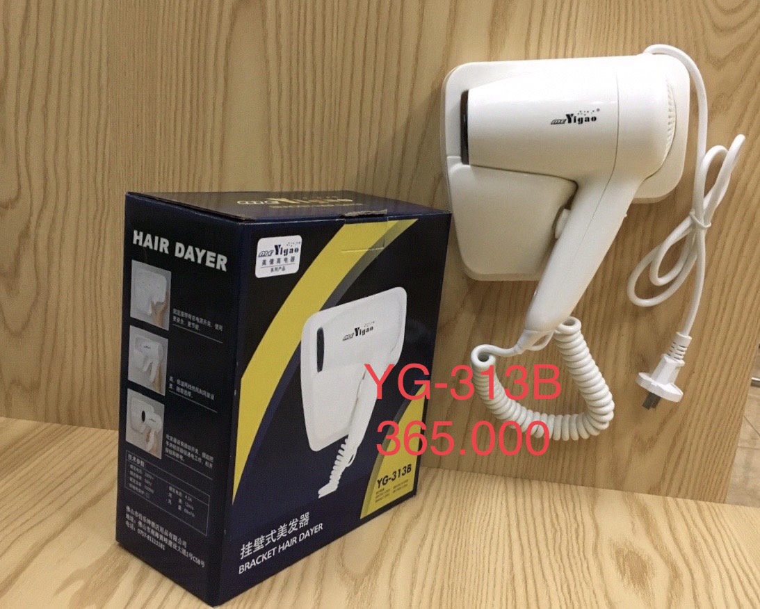 [BH:12 THÁNG] Máy sấy tóc treo tường, máy sấy tóc mini, máy sấy tóc khách sạn, máy sấy tóc, máy sấy tóc chính hãng hàng siêu bền Yigao 313B