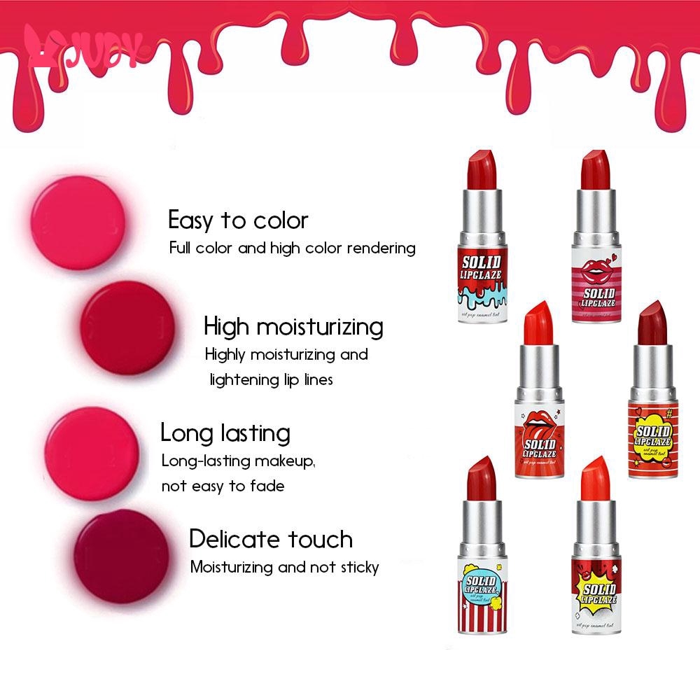 Cute kid's lipstick in school