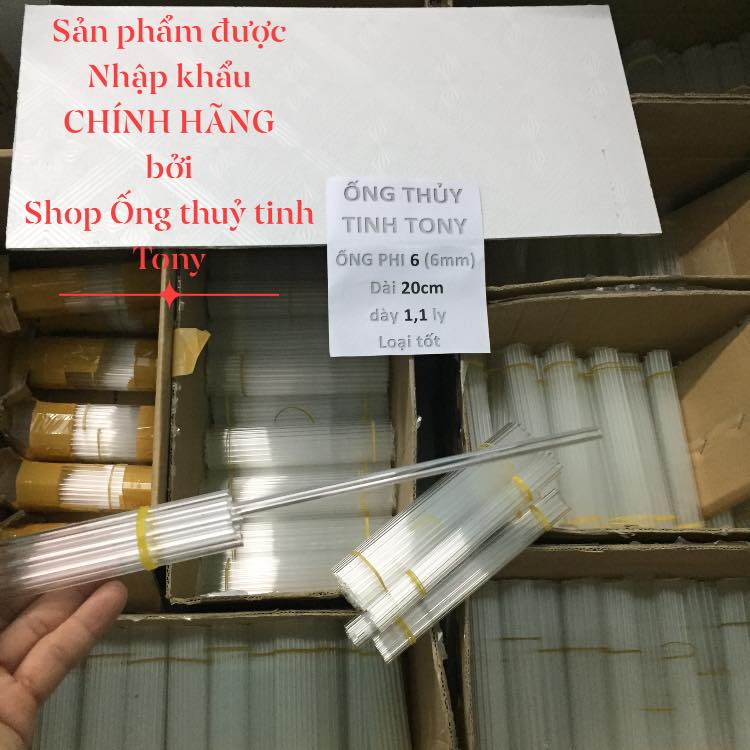 2O. Ống thủy tinh {GIÁ SỈ}