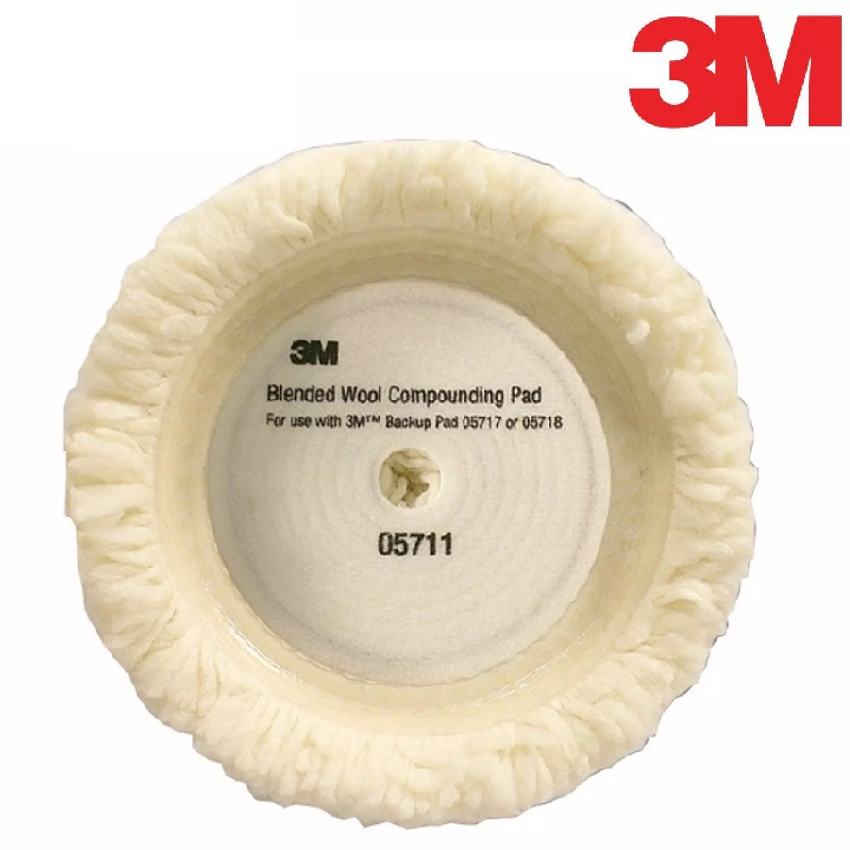 [HCM][TIỆN ÍCH] PHỚT LÔNG CỪU 1 MẶT 3M 05711 9 INCH giúp loại bỏ vết xước do giấy nhám và các lỗi khác trên bề mặt sơn.