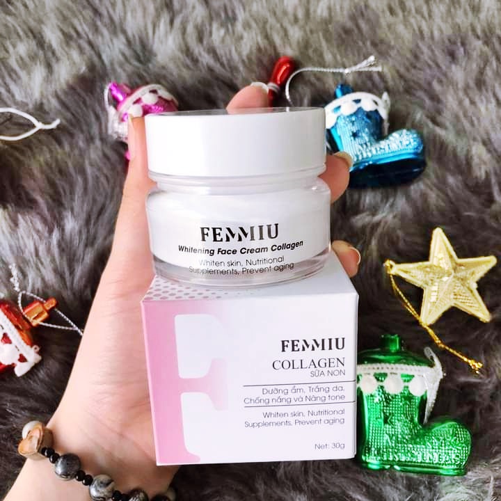 Kem Face Hồng Dưỡng Trắng Collagen Sữa Non Femmiu Trắng Da Xóa Nám Chống Lão Hóa – GV617