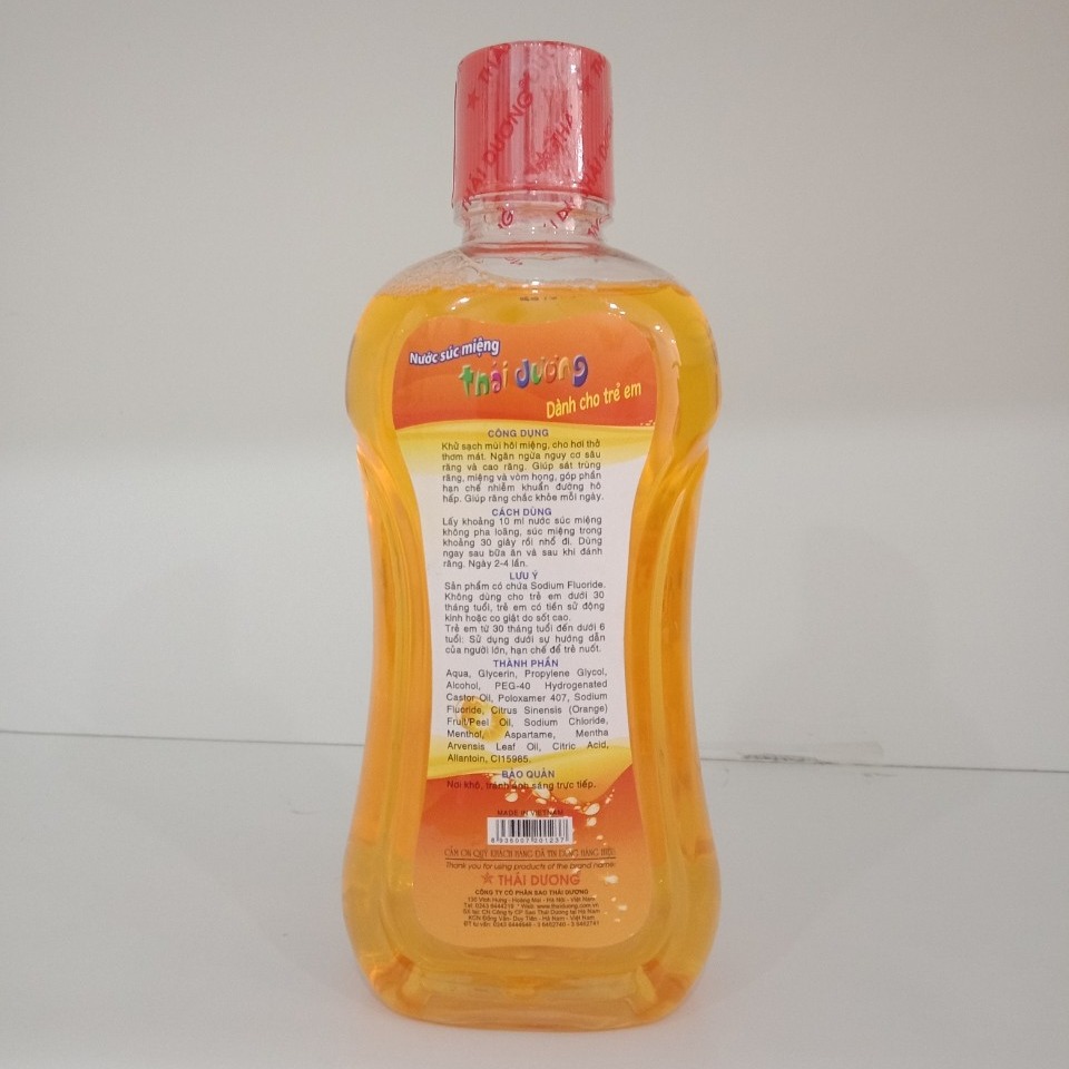 Nước súc miệng Sao Thái Dương