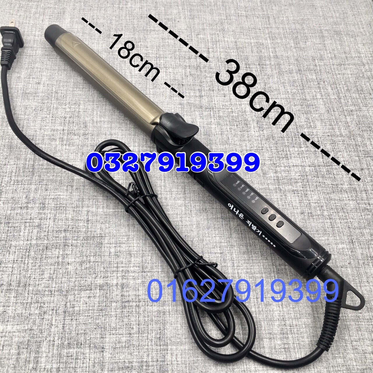 PRO Máy uốn tóc xoay trục đủ size 9-32mm xoăn xù mì xoăn mì tôm chỉnh nhiệt 170-230°C chất liệu gốm ion âm bảo hành 3 tháng