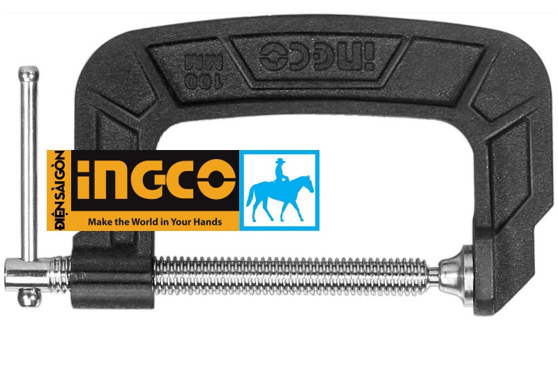 Cảo Kẹp chữ C 4inch 100mm INGCO HGC0104