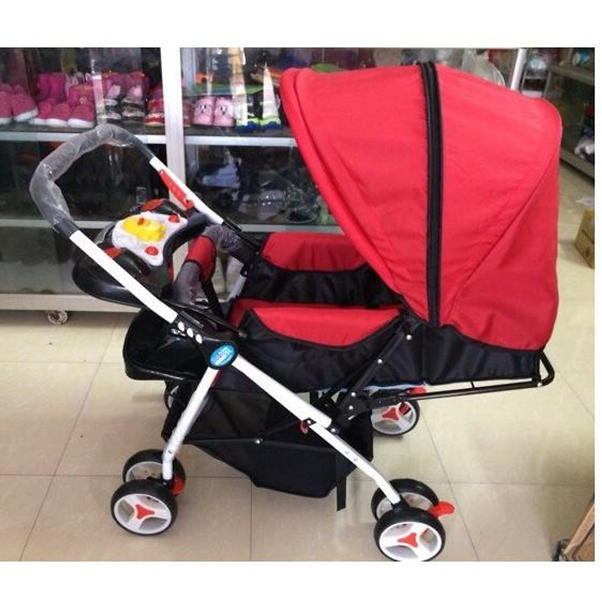 Xe đẩy em bé TH109 | xe đẩy trẻ em mắt mèo