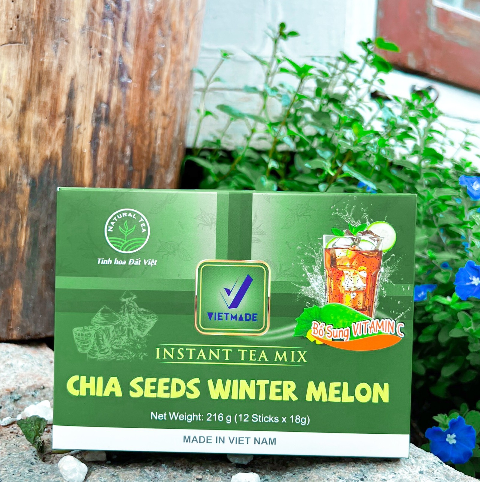 Trà hòa tan Bí Đao hạt Chia VIETMADE