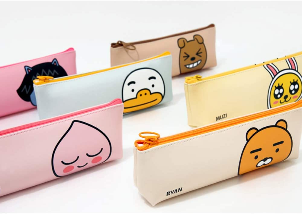 KAKAO FRIENDS MINI PENCIL CASE APEACH/RYAN/MUZI/TUBE/NEO