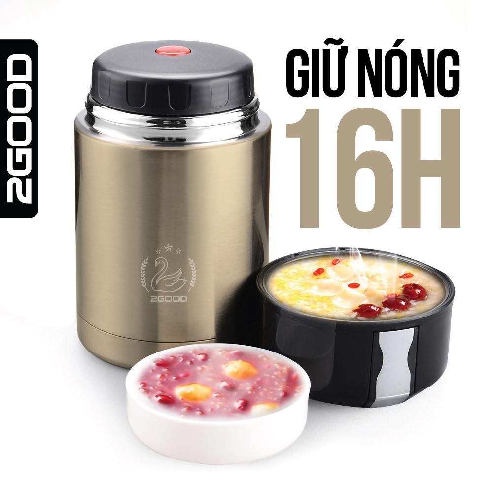 Bình Ủ Cháo, Giữ Nhiệt Cao Cấp 2GOOD Dung tích 800ml