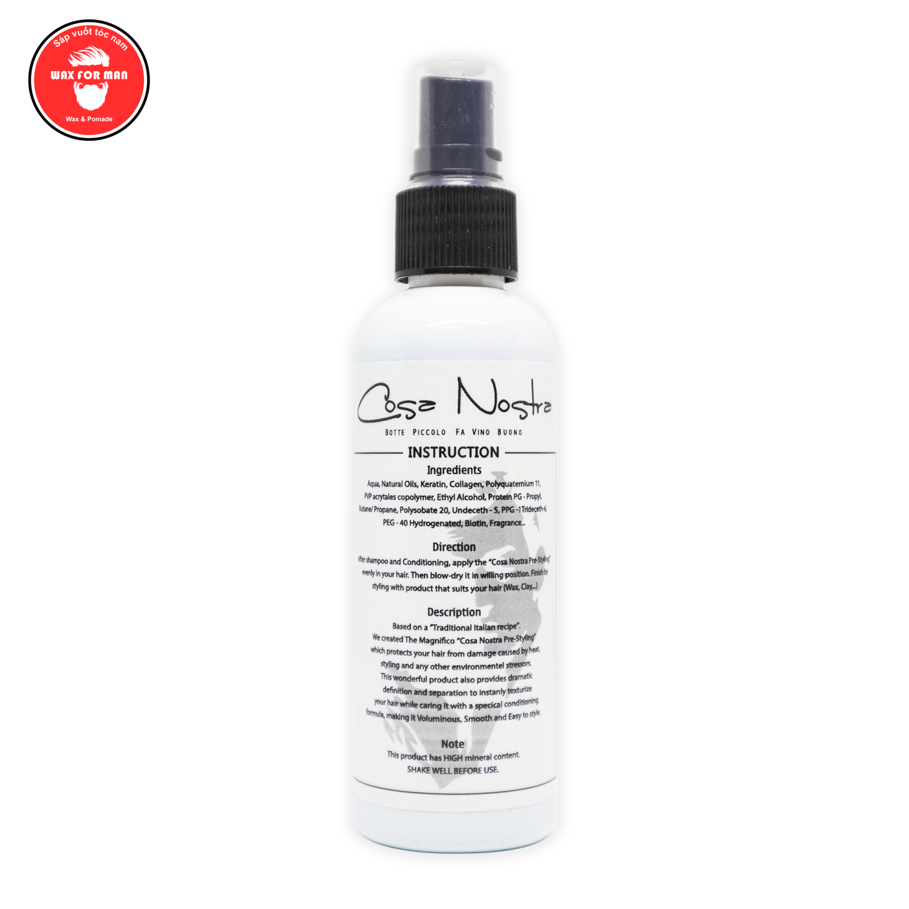 Xịt tạo phồng Cosa Nostra pre-styling