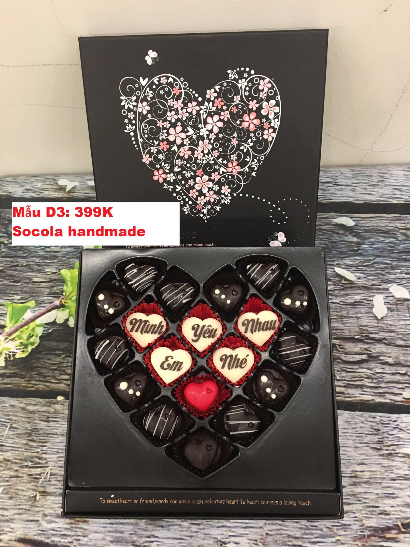 Socola valentine handmade 2024