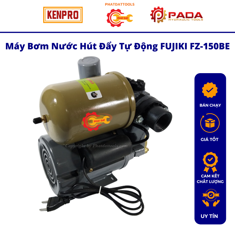 Máy Bơm Nước Hút Đẩy Tự Động FUJIKI FZ-150BE