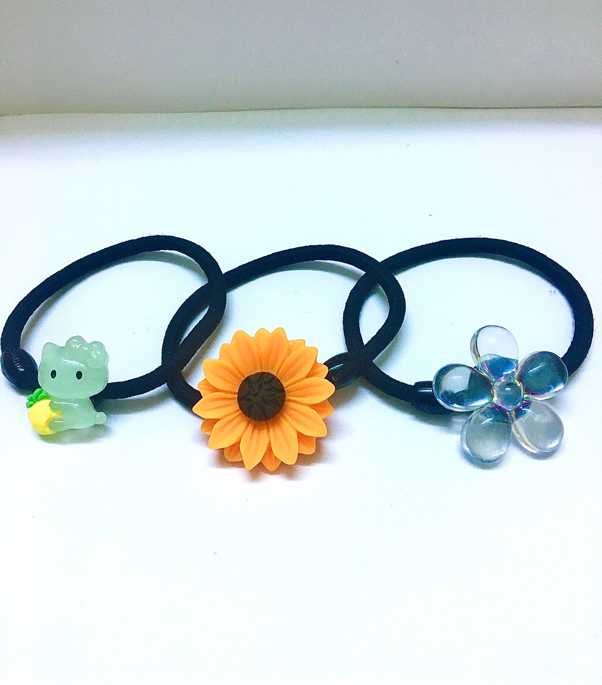 Y12* Set 3 Dây buộc tóc hoa ,nơ ,dây cột tóc đẹp