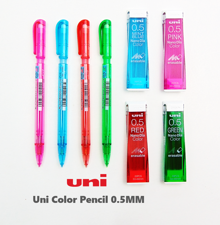 BÚT CHÌ BẤM UNI COLOR 0.5MM
