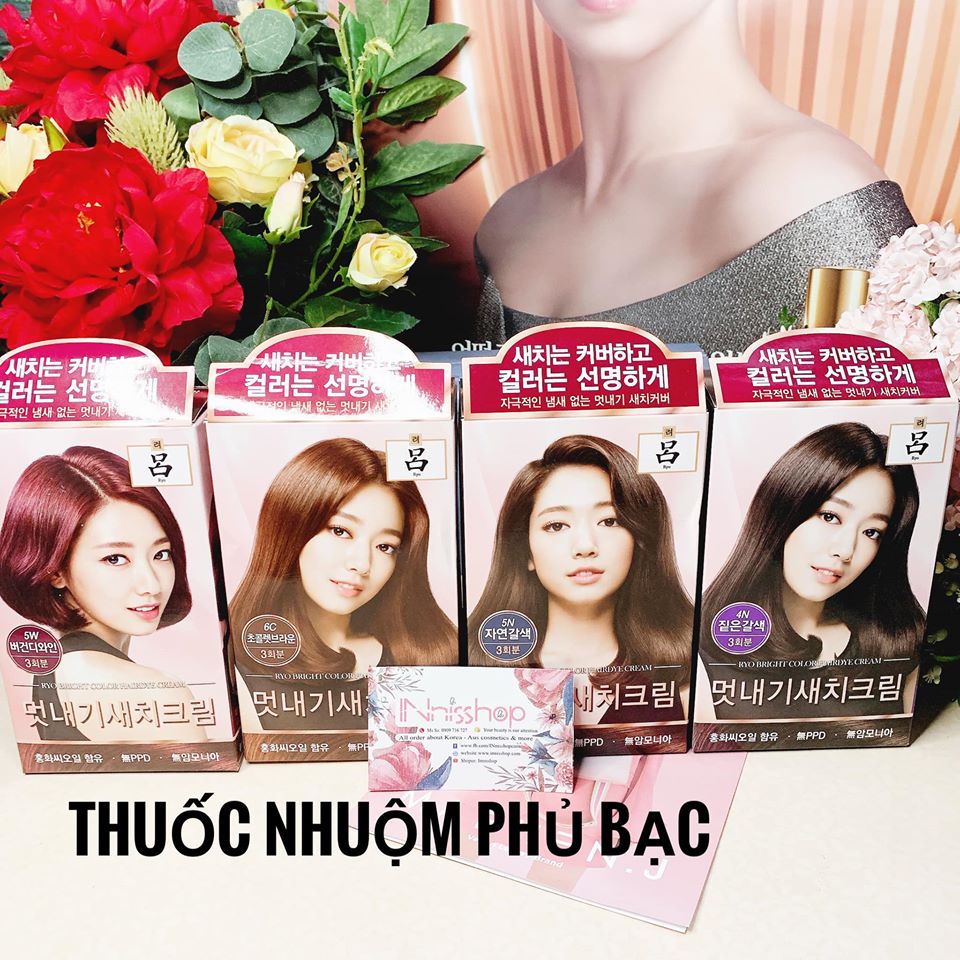 [ RYO ] Thuốc nhuộm tóc cho tóc bạc Ryo Premium