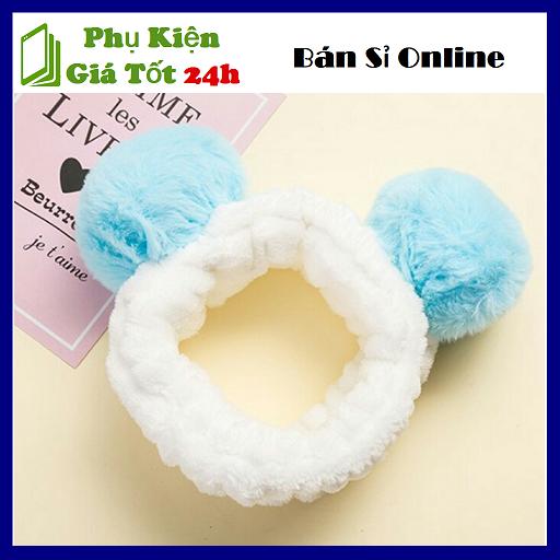 [HCM]Băng Đô Tai Gấu Vải Nhung - Dày Chắc Chắn Mềm Mịn - Siêu Bền