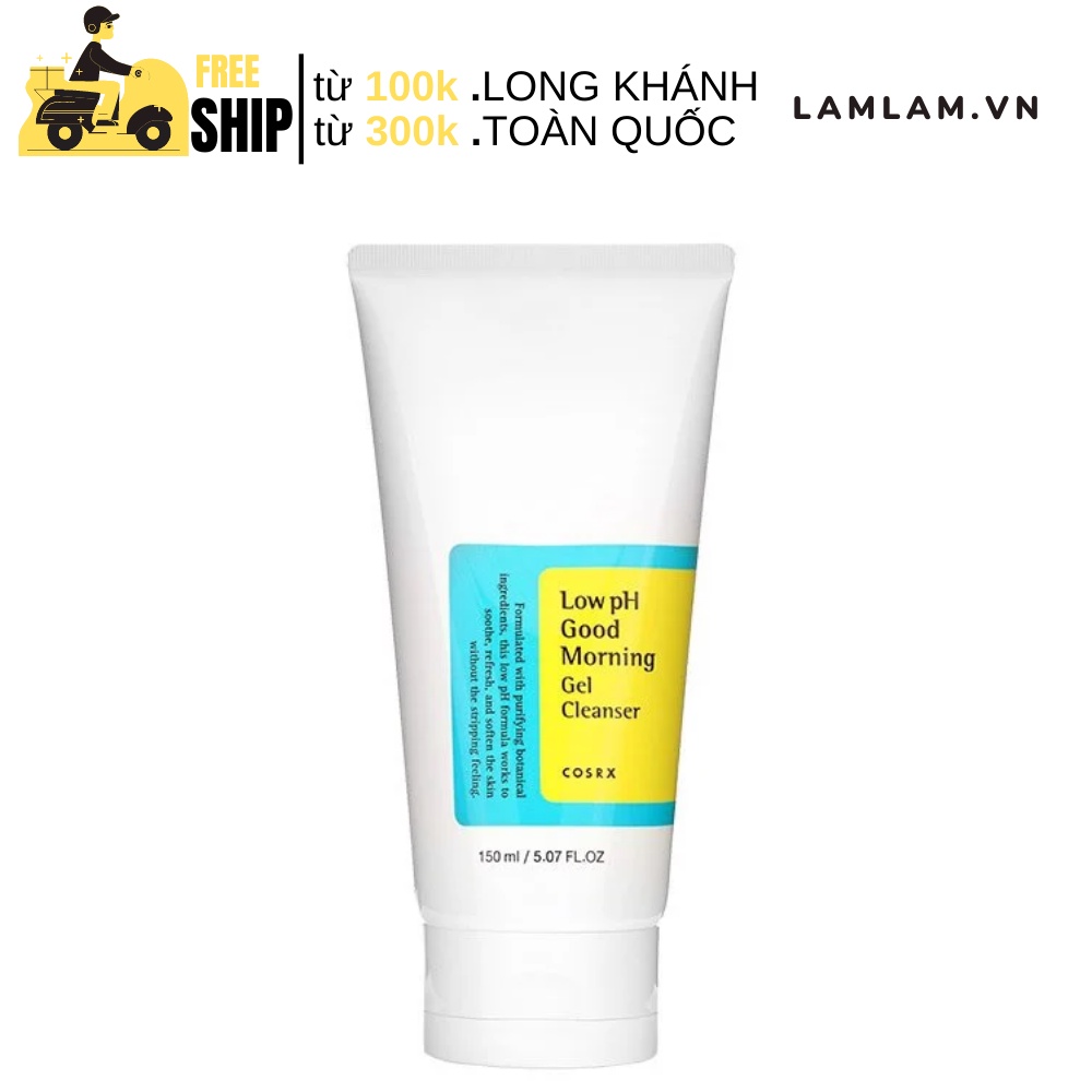 Gel rửa mặt dịu nhẹ cosrx low ph good morning gel cleanser 150ml