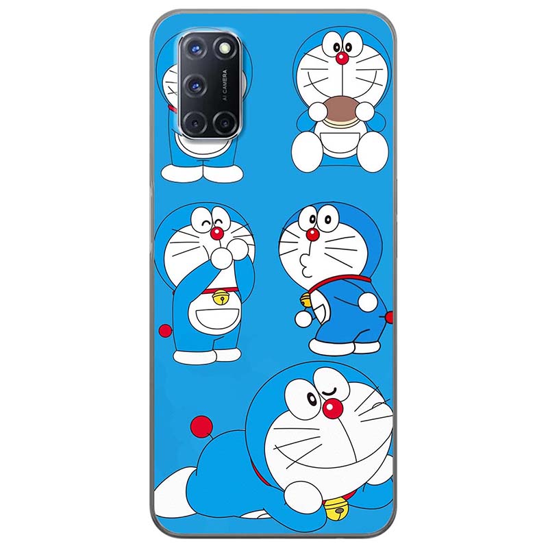Ốp lưng dành cho Oppo A52 mẫu Doraemon ham ăn