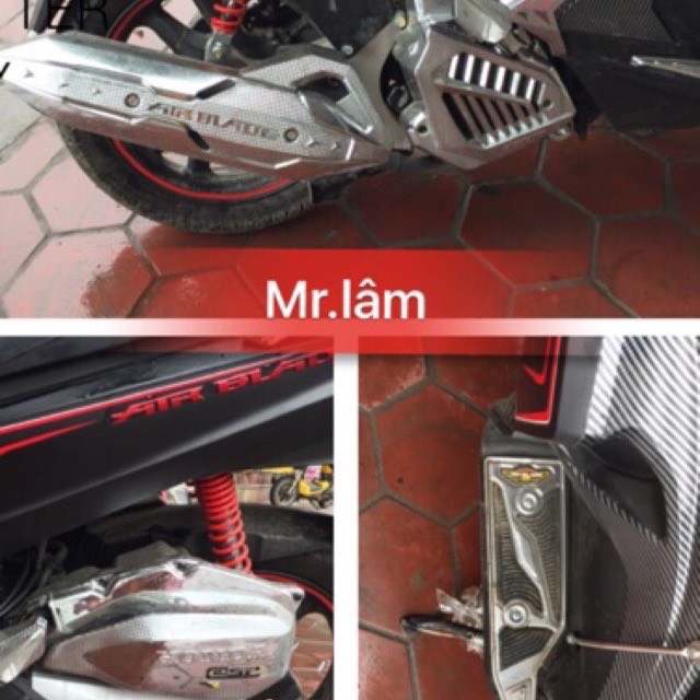 ốp bảo vệ air blade 2019-2016 crom(7 món)