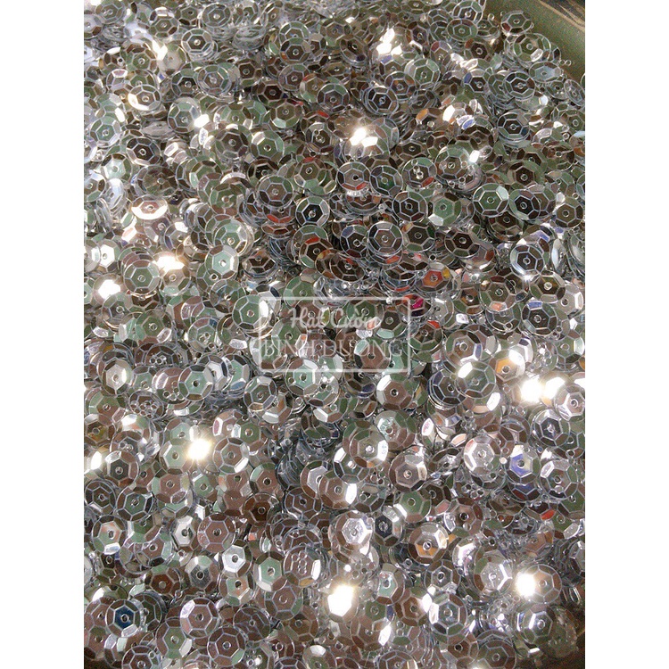 Gói 100gram Kim sa(Sequin) thiếc lõm 5mm trang trí áo váy