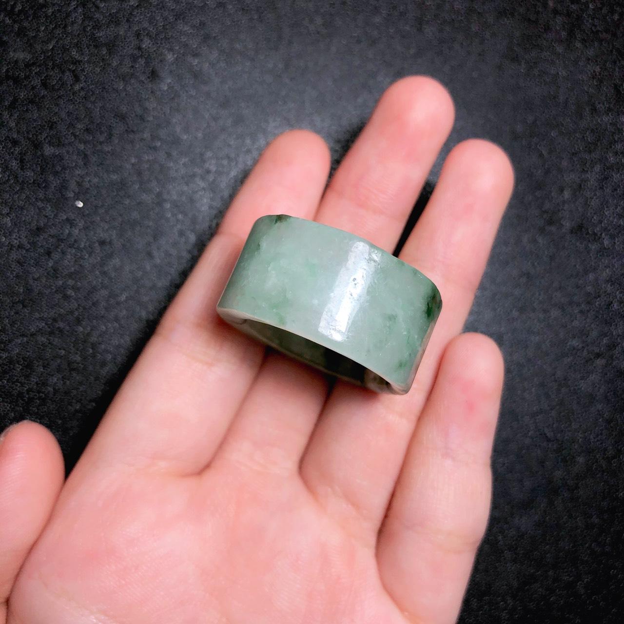 [FreeshipMAX] NHẪN CÀN LONG CẨM THẠCH THIÊN NHIÊN - size 18mm