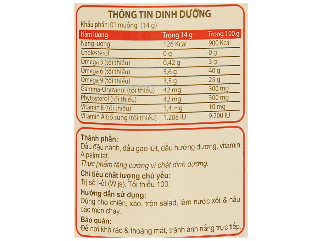Dầu ăn Neptune Light 2L