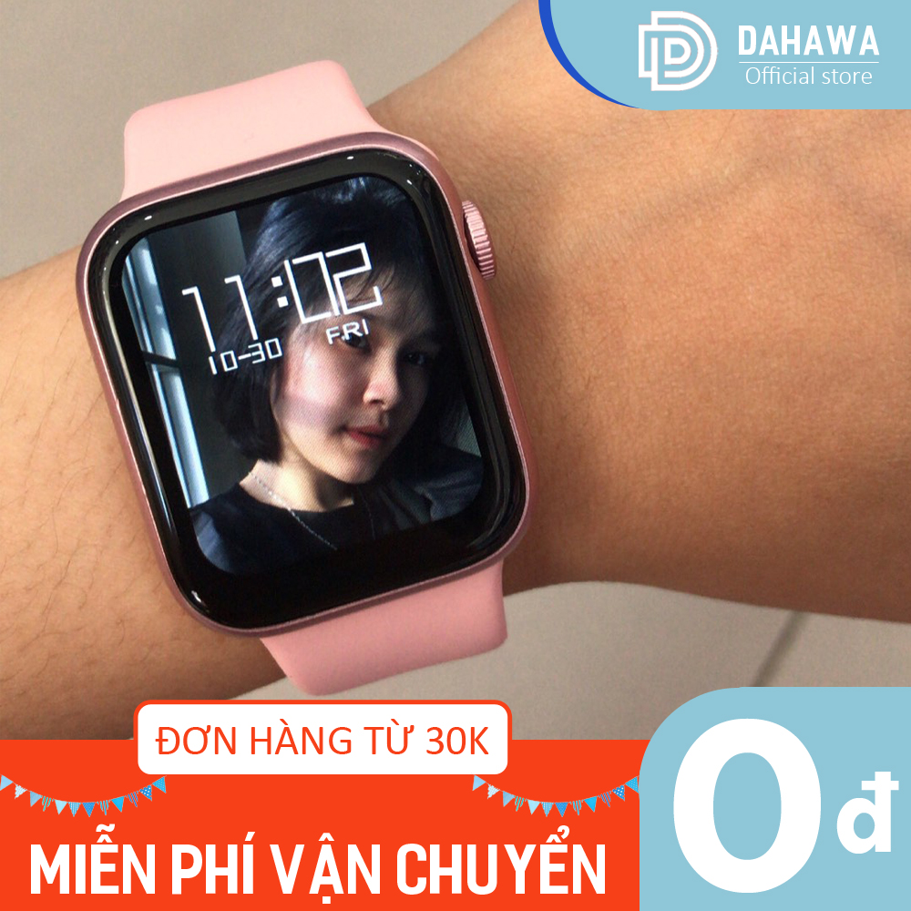 Đồng Hồ Thông Minh Smart Watch Series 6 HW12 có Tiếng Việt, Nghe Gọi, Thay Hình Nền, Cảm Ứng Siêu Mượt, Chống Nước Tốt Hơn, Đo Nhịp Tim, Theo Dõi Giấc Ngủ