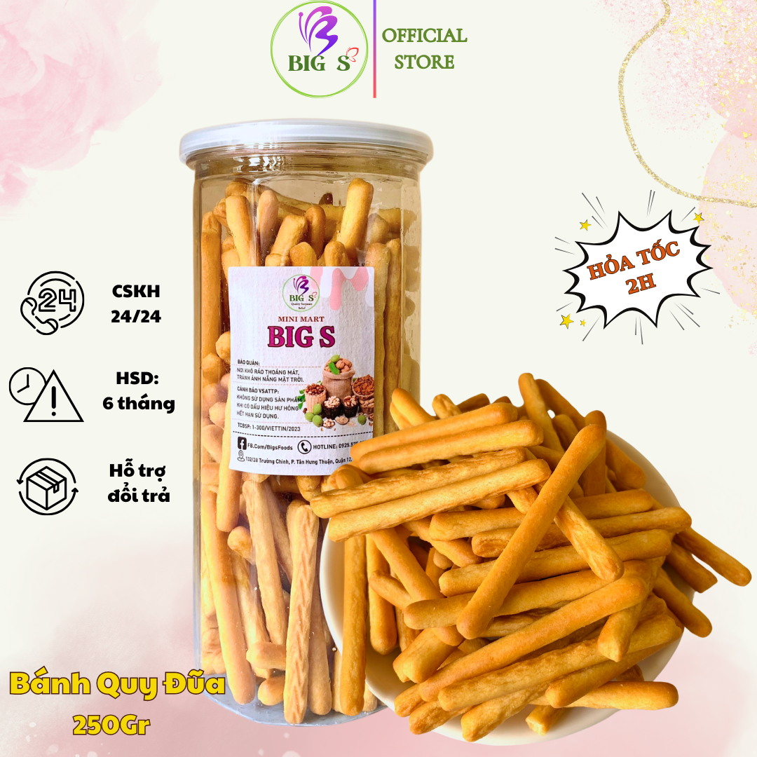 250Gr BÁNH QUY ĐŨA MẶN | BIGS