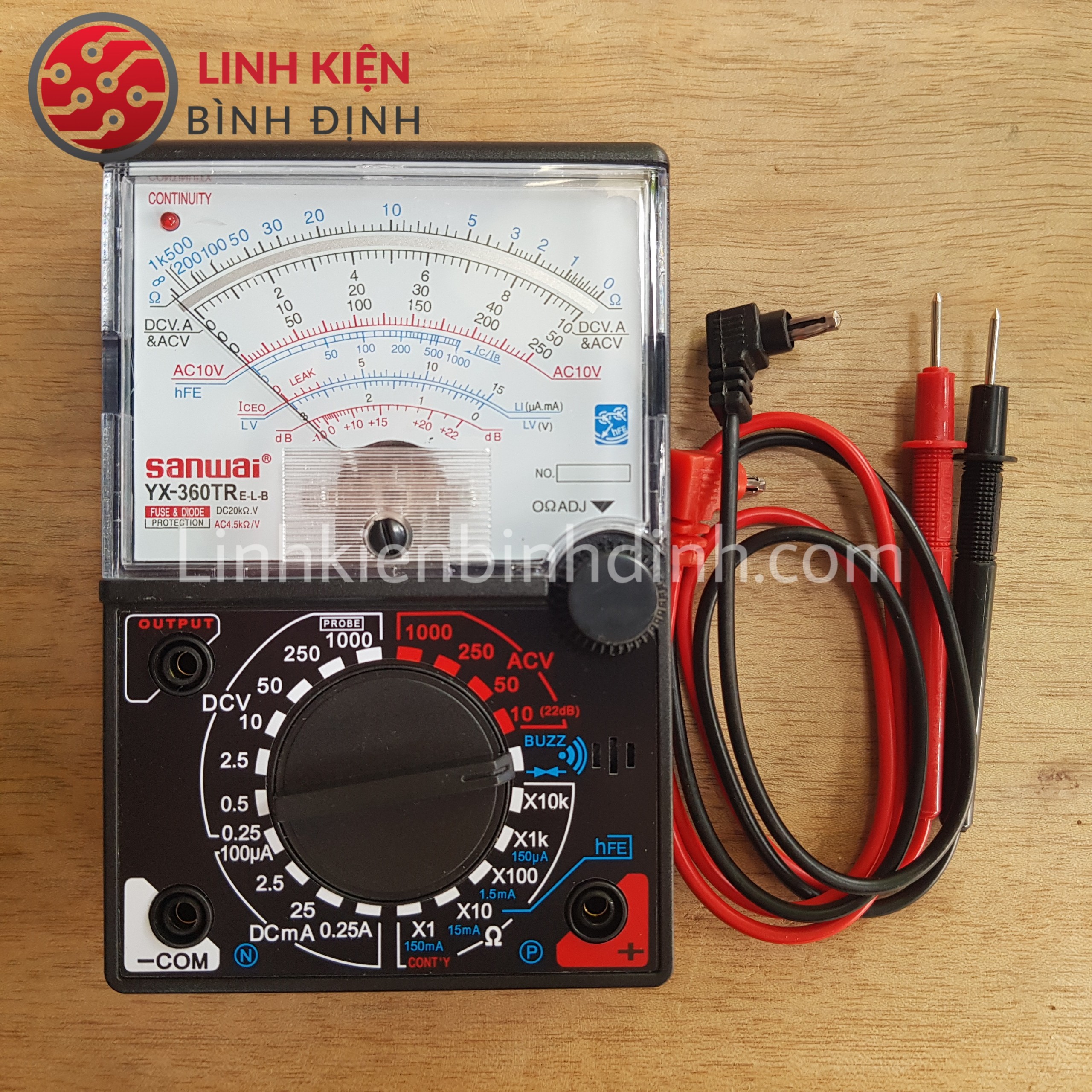 Đồng Hồ Đo Điện Dây Kim SAMWA YX-360TR, đồng hồ VOM