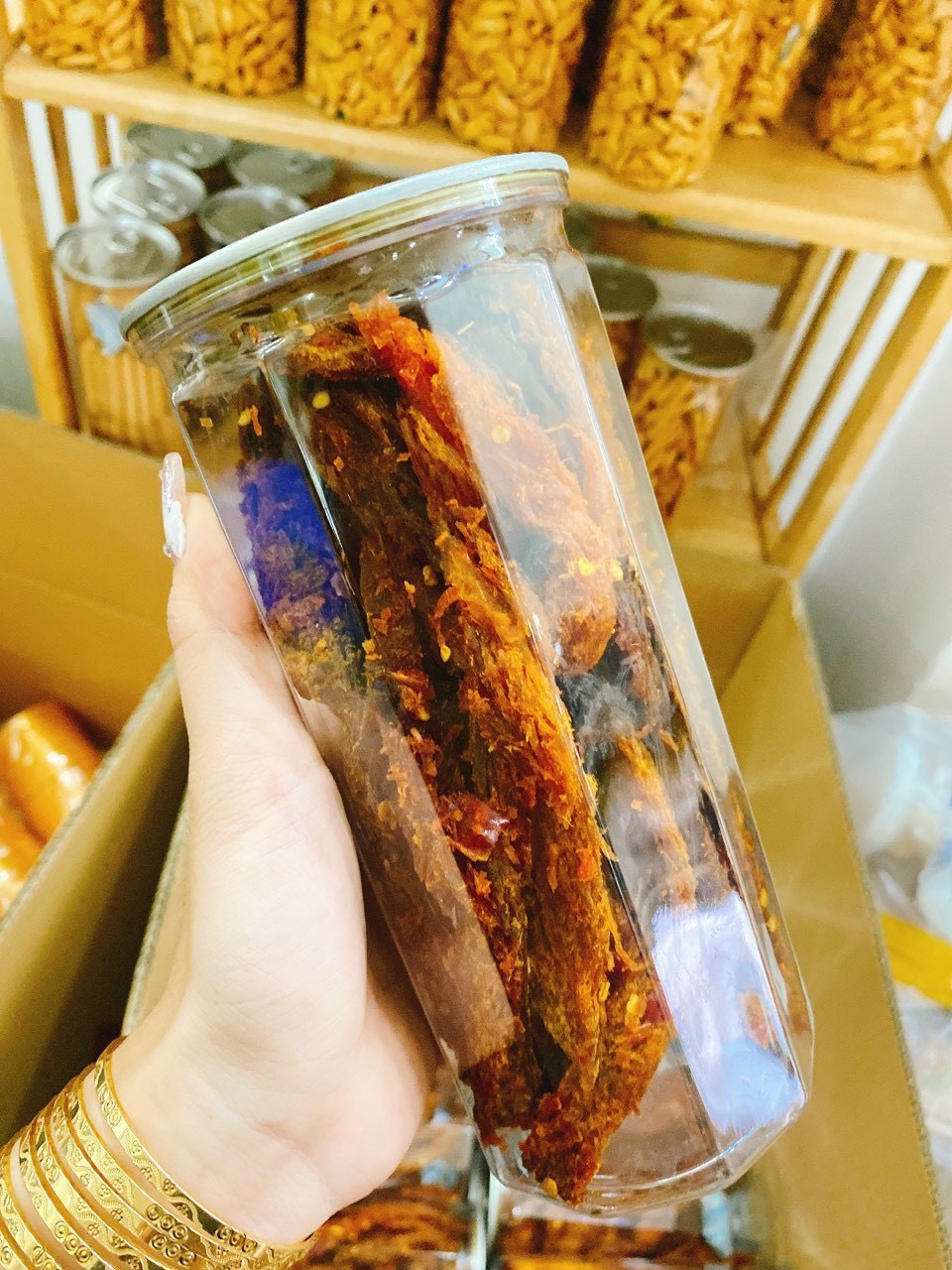 [HCM]300g khô bò que siêu  ngon siêu rẻ Bin Bin FOOD
