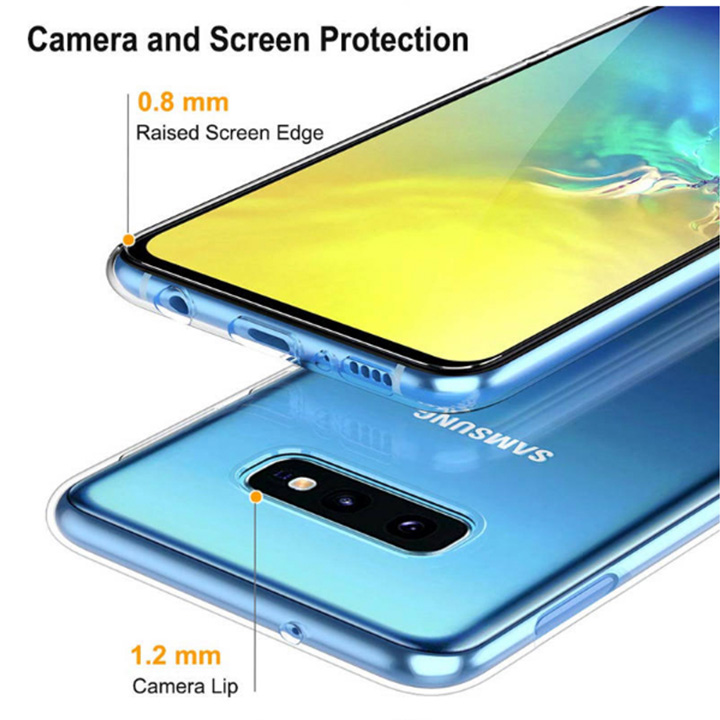 ốp lưng dẻo silicon trong suốt Samsung S10E