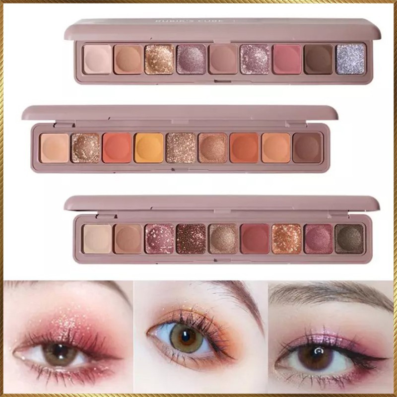 Bảng phấn màu mắt dài 9 ô màu Lameila Beautiful Color LBC8 cao cấp