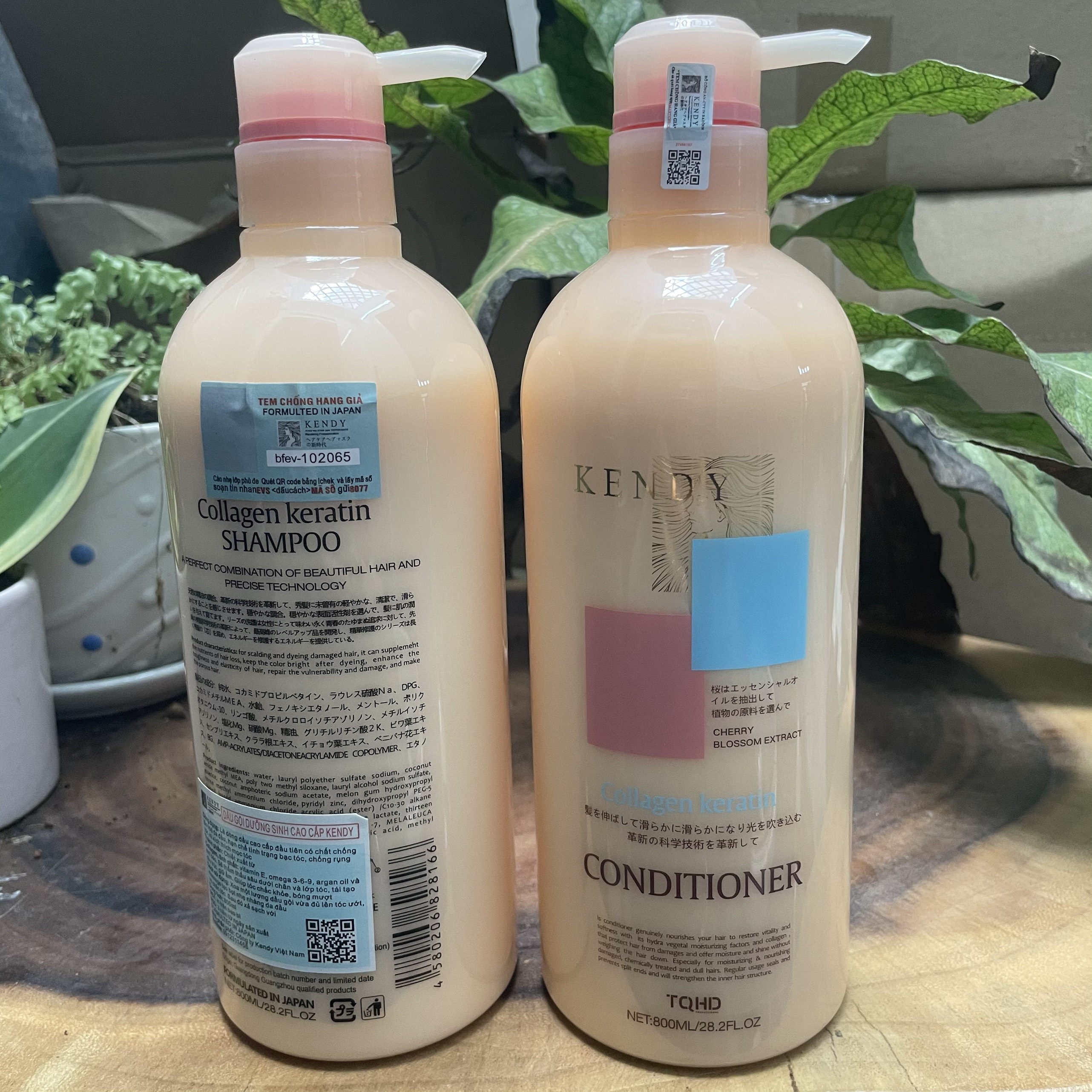 Dầu gội xả dưỡng sinh cao cấp KENDY 800ml x2
