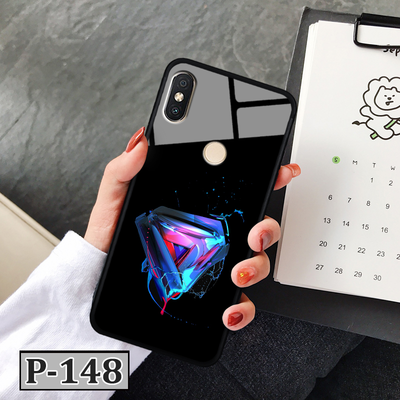 Ốp điện thoại xiaomi redmi s2 - lưng kính in hình 3d