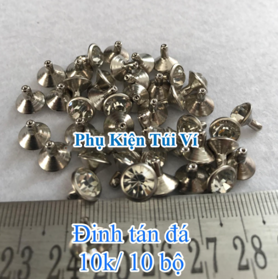 Đinh tán đá làm túi xách (20k/10 bộ)