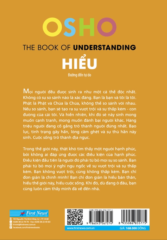 Osho: Hiểu - Đường Đến Tự Do