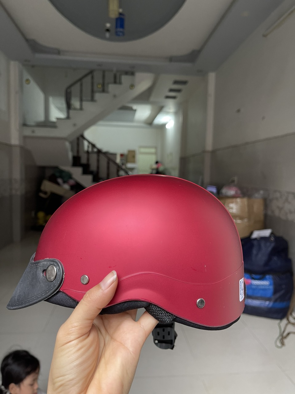nón bảo hiểm nửa đầu nhiều màu lựa chọn
