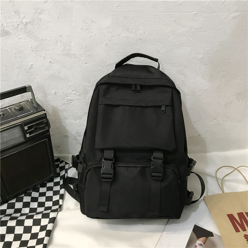 Balo basic A094 2 khóa đựng vừa A4 đi học đi chơi