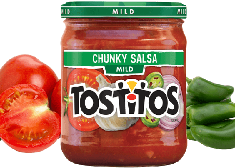 Sốt Tostitos Chunky Salsa MILD 439.4 gr- nhập khẩu Mỹ