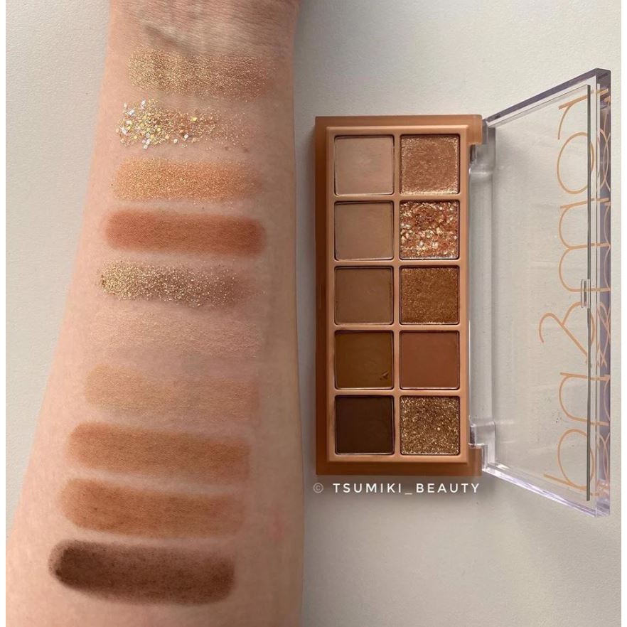 Bảng Phấn Mắt 10 Màu Lấp Lánh Romand Better Than Eye Palette
