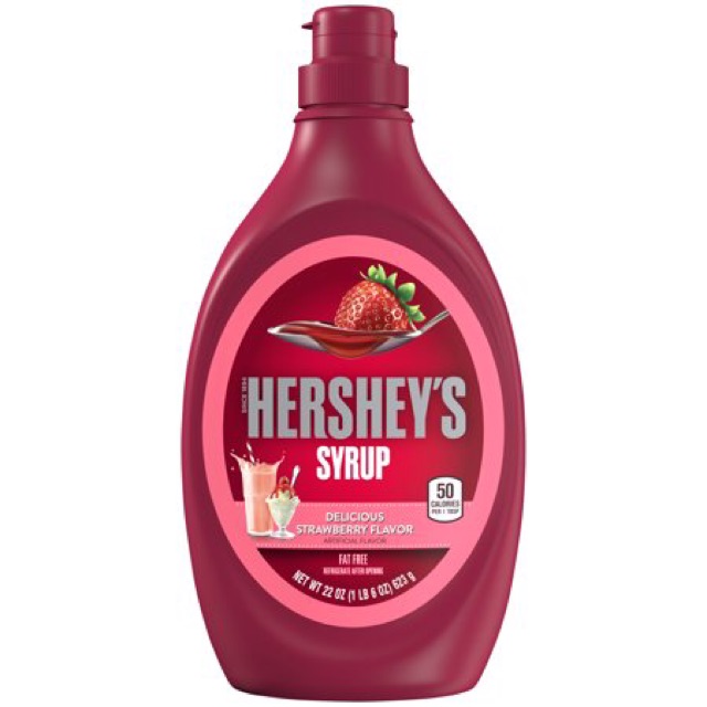 Sốt siro 3 vị Hershey's Mỹ chai lớn - Caramel