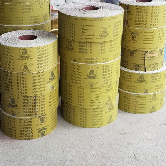 Giấy Nhám Giấy Giáp Lòng Vàng Cứng Các Cỡ Cát ( giá 1M )