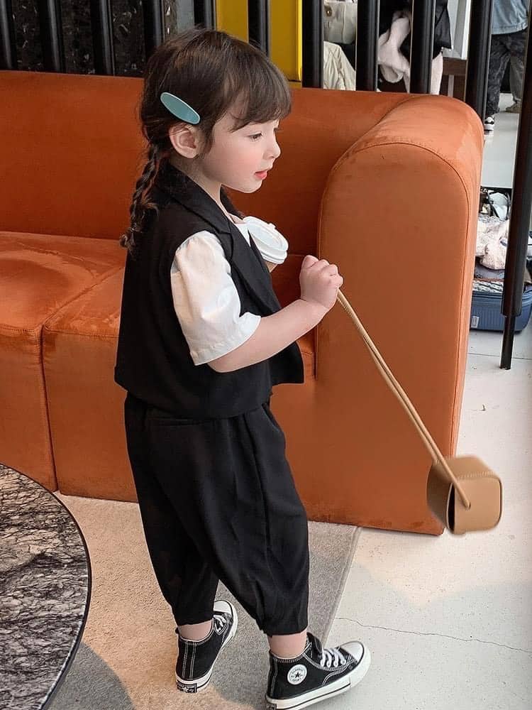 bộ vest gile cho bé gái 10-20kg
