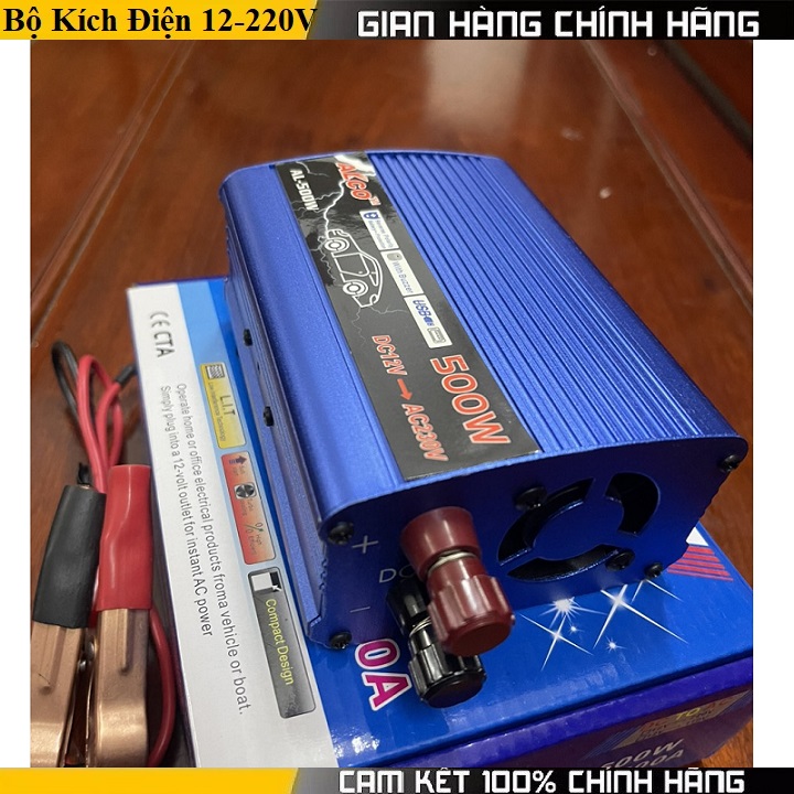 Bộ kích điện 12v lên 220v 500w