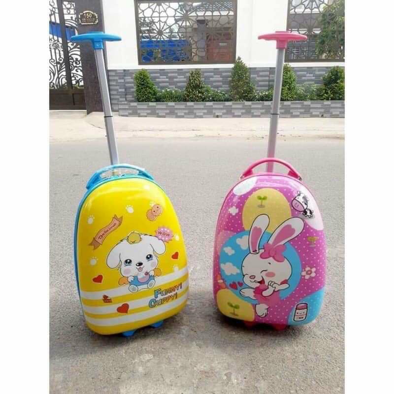 Vali kéo 16in cho bé (Hàng KM VINAMILK) MÀU HỒNG