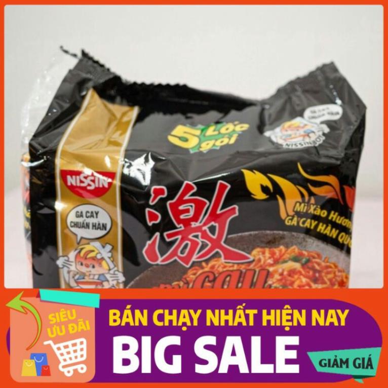 combo 5 gói MÌ CAY NISIN HÀN QUỐC (lốc 5 gói)