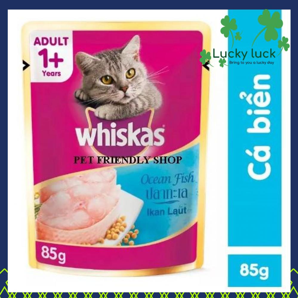 Pate cho mèo lớn whiskas 85g (sẽ giao ngẫu nhiên nếu hết vị)