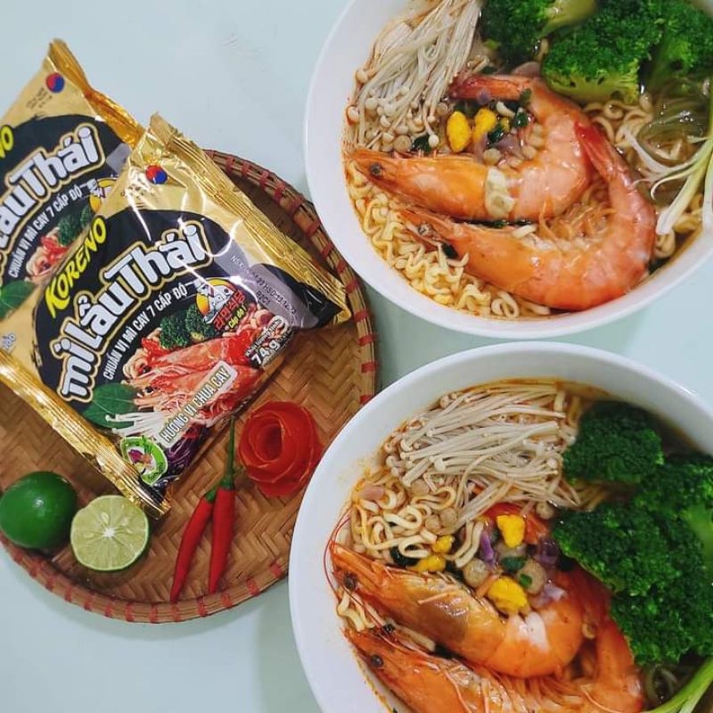 Mì Trộn Hàn Quốc Tương Đen KORENO gói 78gr