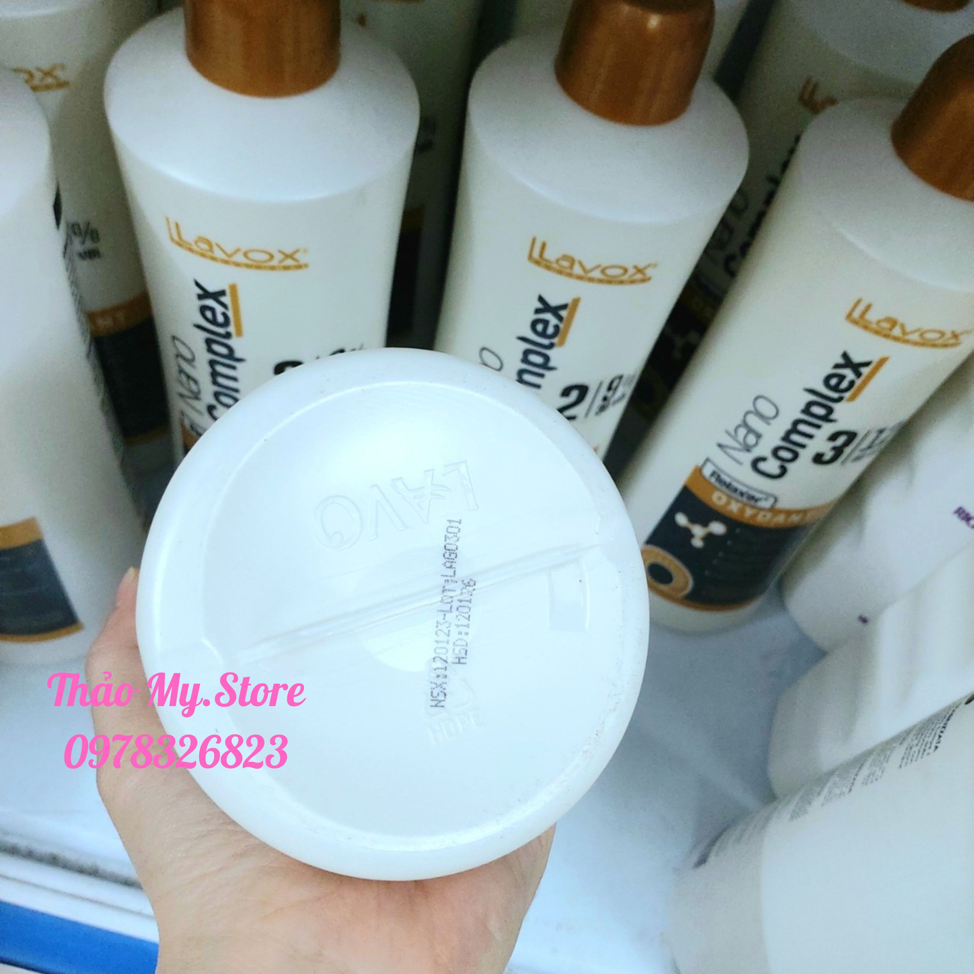 Oxy Trợ Nhuộm Lavox Nano Siêu Dưỡng 1000ml - Oxy thơm